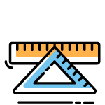 Лінійки, косинці, транспортири