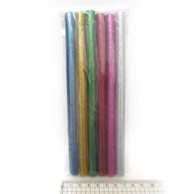 Клей-стрижні для клейового пістолету "MIX" 18*1,1см, glitter 6шт/уп., 0250-MIX (1/280)