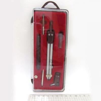 Готовальня "Червона підкладка" 5 предм., S01005L 