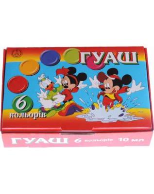 Гуашь Тетрада, 6 цв., 10см3, 70 гр., 1/60