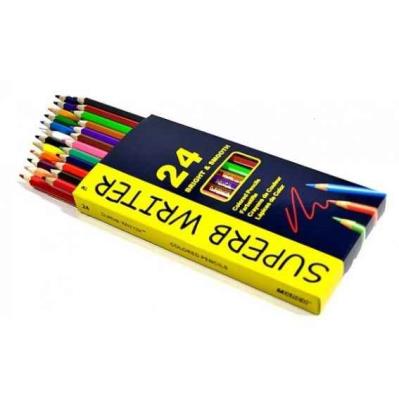 Олівці 24 кольори, шестигранні, Superb Writer,4100-24CB,TM"Marco" (1/6/120)