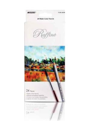 Олівці акварельні 24 кольори шестигранні,Raffine,7120-24CB,ТМ"Marco" (1/6)