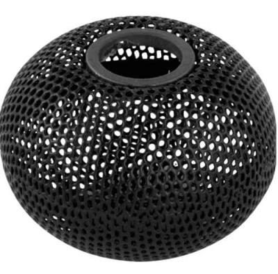 Підставка для скріпок "Шар", металева 75х57мм, чорна (1/50)