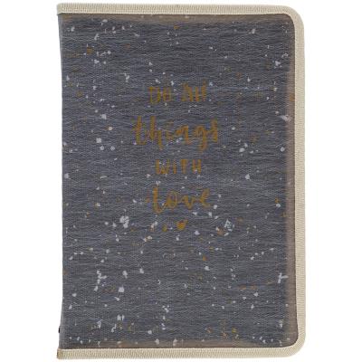 Папка об'ємна на блискавці, А5+, Shade Gray (1/12/144)