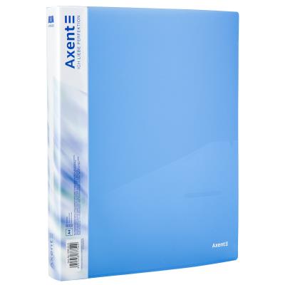 Папка на 4-х кільцях Axent 1208-22-A, А4, 35 мм, синя (1/60/120)