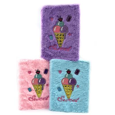 Блокнот пухнастий "Sweet" клітинка, жовтий папір, 80p, DSCN0381