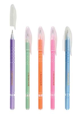 Ручка кульк/масл."Flower pearl coated" синя (1/30)