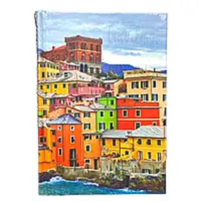 Блокнот АРКУШ В6, 176арк, #, тв.об, мат.лам.виб.УФ,1В2359 Кольорові будинки 1/10(1/10)