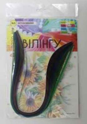 Квілінг №5 інтенсивний 5 кольорів, 100шт/5мм/420мм (1/25)