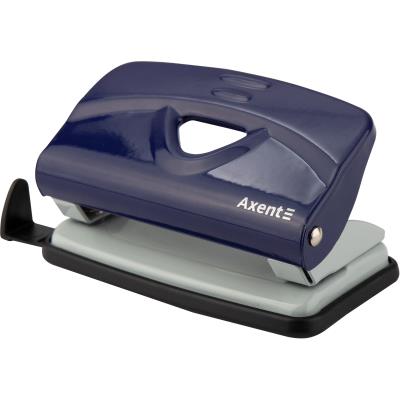 Дырокол для бумаги Axent Exact-2 3910-02-A, металлический, 10 листов, синий