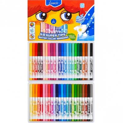 Фломастеры 48 цв. Super Washable Marco, 1630-48CB