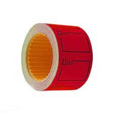 Цiнник F (29*36), 5,5 метрiв, червоний.(1/5/495)