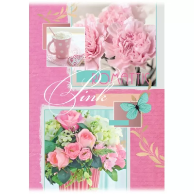 Нотатник А6, 32 аркуша, клітинка, обкладинка-кольорова, картон  хром-ерзац, блок - офсет, 16 видів, ЗK-16 (1/100)