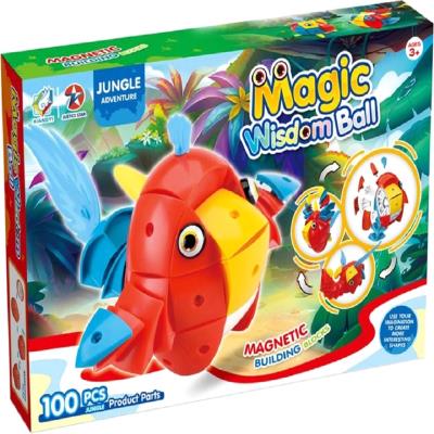 Магнітний конструктор 100 дет