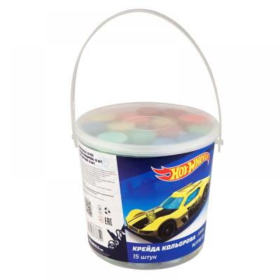 Крейда кольорова Jumbo, 15 шт. у відерці HW