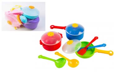 Набір посуду столовий іграшковий Tigres 39142, Ромашка, 10 елементів