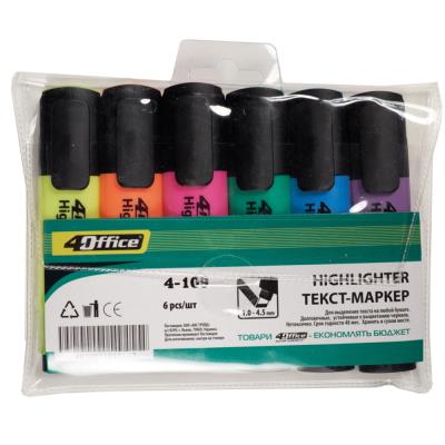 Набор маркеров 6шт, 1-5мм, 4-109/6, 4Office