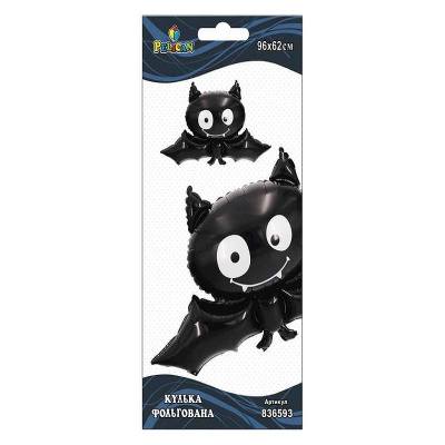 Шар из фольги. Пеликан, летучая мышь, 96см (индивидуальная упаковка)