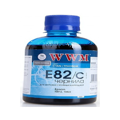 Чорнило WWM для Epson Stylus Photo T50/P50/PX660 200 г Cyan водорозчинне (Е82/С) 
