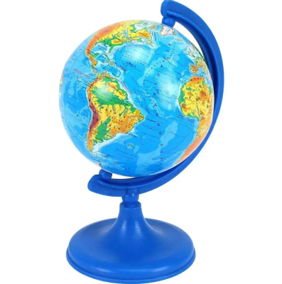 Глобус 90мм фізичний (1)