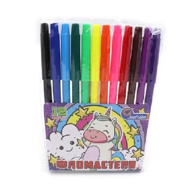 Фломастер "Єдиноріг" 12 кол., ПВХ, Josef Otten, 828-12LU