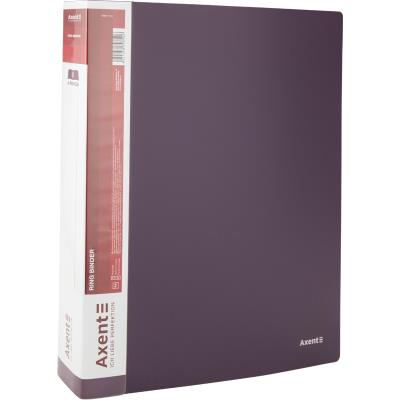 Папка на 4-х кільцях, 35 мм, сливова, 1208-11-A (1/60/120)