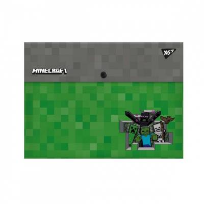 Папка-конверт YES А4 на кнопке "Minecraft" 492082 (1/12/60)