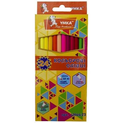 Карандаши цветные 24 цв., "Колормкс", ЦК44-23, УМКА