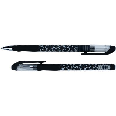 Ручка кулькова Flowers, 0.5 мм, синя, AB1049-39-A