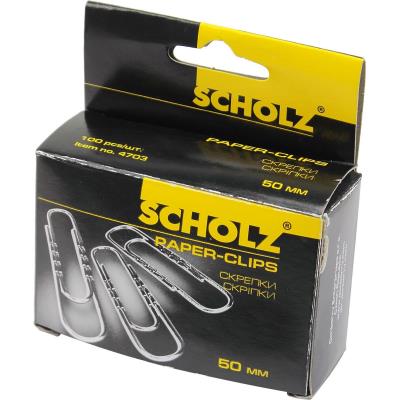 Скрепки Scholz 50мм, прямые, 4704, 100штук