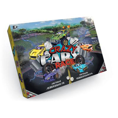 Настільна розвиваюча гра "Crazy Cars Race" (1)