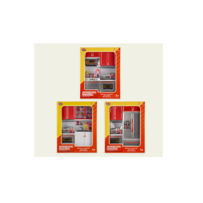 Кухня "Маленька господиня" 2139/8/7(213718Л) 3 види, батар.,світло, звук, газ, плита, меблі в кор.26,5*9,5*34,5 см