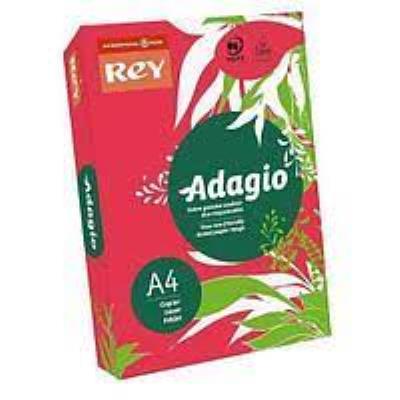 Папір кольор. А4/80 (500арк.) інт. Red 22  (червоний) REY Adagio
