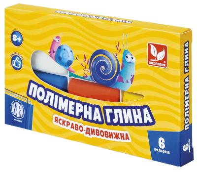 Полімерна глина  6 кольорів, 83911901-ua, (1/24)