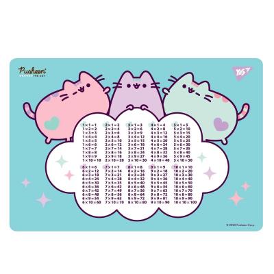 Підкладка пластикова для столу Yes табл.множ. "Pusheen"