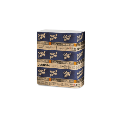 Рушник паперовий Selpak PRO, целюлозний Z, 2-х  шар., 200 листів, 32660130
