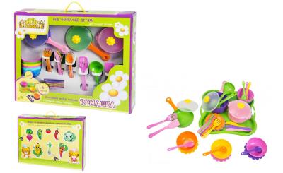 Набір посуду столовий іграшковий Tigres 39149, Ромашка, 43 елементи