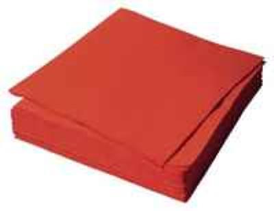 Салфетки Ах, целлюлозные, двухслойные, 33*33 см, 200 шт, красные