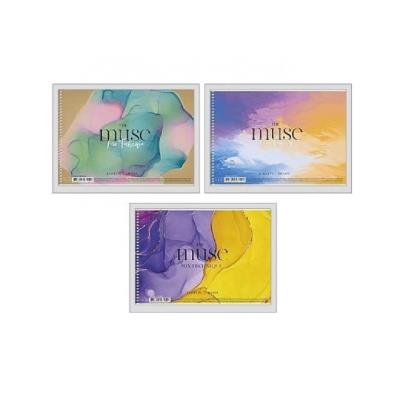 Альбом для смешанных техник рисования, A4/20ark., 240г/м2, MUSE																							