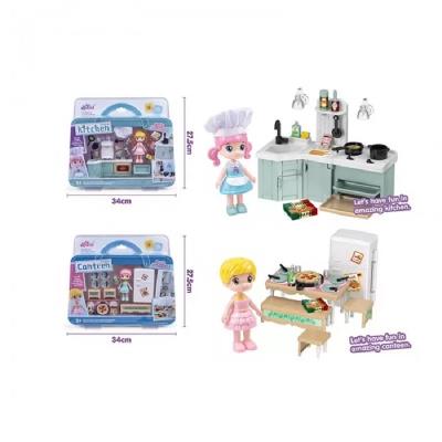 Меблі "Кухня" 6302, 2 види, меблі, лялечка, посуд, в коробці 34*27,5*7 см (1)