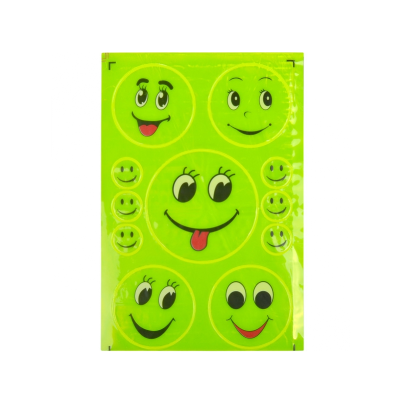 Наліпка світловідбиваюча "Посмішка" 100PCS, IMG_5486