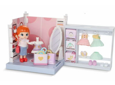 Набір гардеробна кімната з лялькою