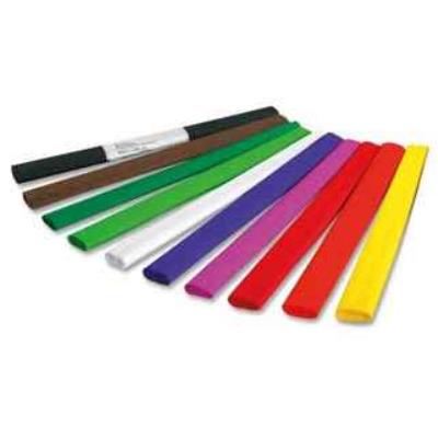 Бумага цветная Крепированная (темно-серый) №10.2, 500мм/2000мм