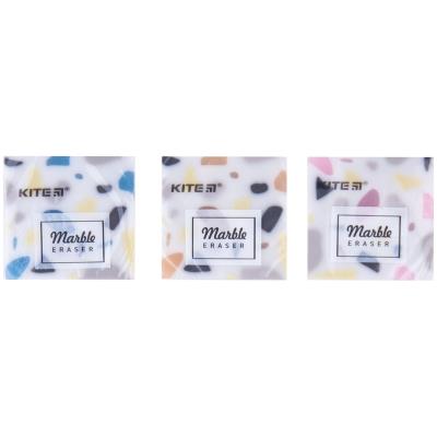 Гумка квадратна, кольорова "Marble", асорті (1/30/960)