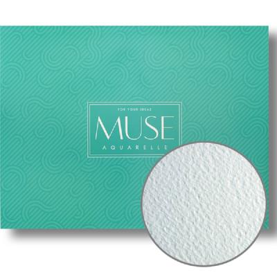Блок для малювання  "Aquarelle" 15 аркушiв, А4 на склейці, щільність 300 г/м2 «MUSE», PB-GB-015-037 (1/44)