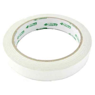 Клейкая лента 2х-сторонняя, ширина 18мм, длина 20м, 4-385, 4Office (1/8/96)