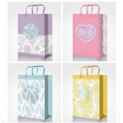 Пакет паперовий 25х39х8 см, дизайн  GB-20263,GB-20264,GB-20265,GB-20266 (1/12)