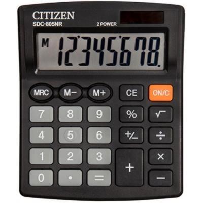 Калькулятор Citizen SDC-805NR, бухгалтерський, 8 р. 124 x102 x25 мм