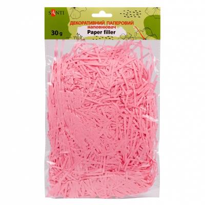 Наповнювач паперовий SANTI, 30 г, ніжно-рожевий, 742897 (1/12/240)