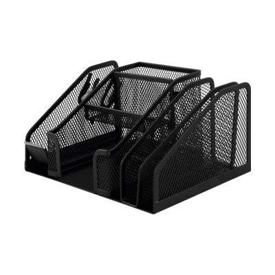 Прибор настільний 210*150*100мм металевий, срібло